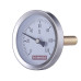 RIM-0001-635015 Термометр ROMMER биметаллический с погружной гильзой. Корпус Dn 63 мм, гильза 50 мм 1/2 , 0...120°С