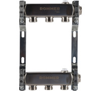 ROMMER RMS-4401-000003 ROMMER Коллектор из нержавеющей стали для радиаторной разводки 3 вых.