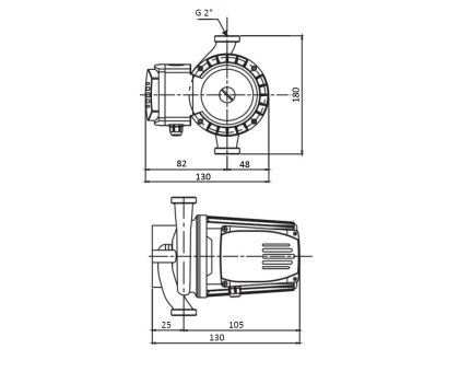 Циркуляционный насос Shinhoo Basic S 32-6S