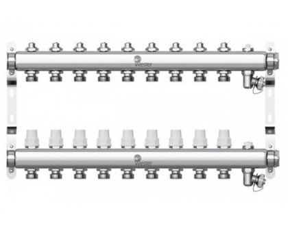 Коллектор нерж. Wester W903 1-3/4 в сборе на 9 выходов с 2 заглушками