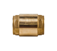 Клапан обратный осевой латунь NRV EF Ду 32 Ру18 ВР G1 1/4" шток пластик Danfoss 065B8227