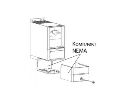 Комплект монтажный NEMA1-M2 для FC-051 1,5 кВт Danfoss 132B0104