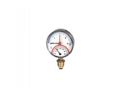 Термоманометр радиальный WATTS TMRA 10 0-10 бар/0+120*C RAD G 1/2 (10025525)