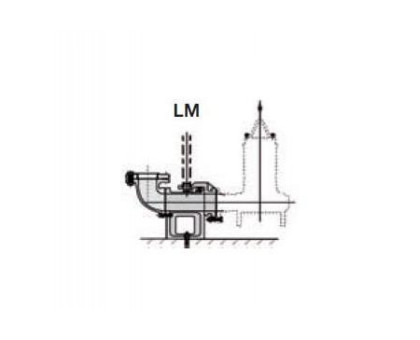 Автоматическая трубная муфта LM80 QDC с оцинкованной цепью