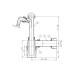 Бутылочный сифон Hutterer & Lechner с возможностью подключения стиральной машины, с декоративной розеткой, DN 40