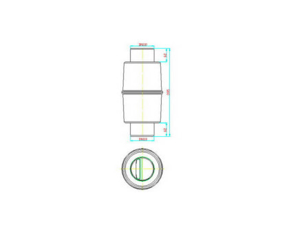 Механическое запахозапирающее устройство Hutterer & Lechner для монтажа на ливнестоках, DN 100