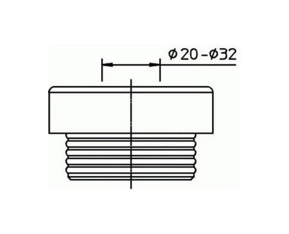 Резиновая манжета Hutterer & Lechner для HL 138, DN 20 - 32 мм