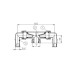 Сдвоенный соединительный элемент Hutterer & Lechner для стиральных машин, с плоской уплотн.прокладкой, DN 1"