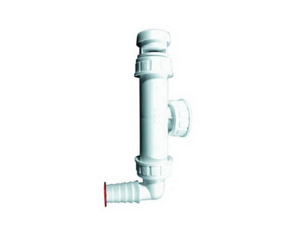 Соединительный элемент Hutterer & Lechner с воздушным клапаном с патрубком для стиральной машины, DN 1"