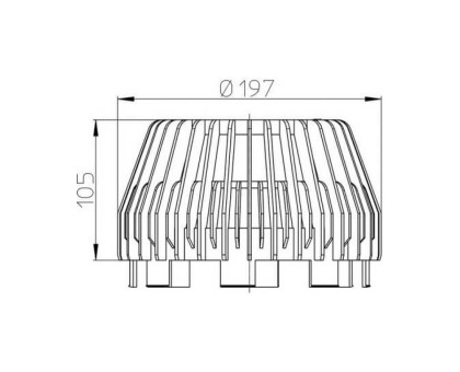 Листвоуловитель Hutterer & Lechner из ПП для HL 615, HL 616