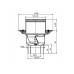 Трап Hutterer & Lechner для балконов и террас с решеткой Клик-Клак, с вертикальным выпуском, DN 75/110
