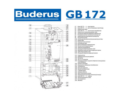 Buderus logamax GB172-42 i белый