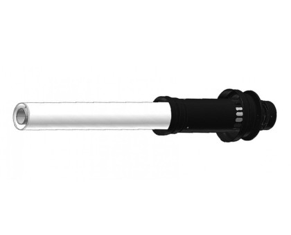 Вертикальный наконечник для коакс. трубы диам. 60/100 мм, 1150 мм, длина наконечника 500 мм - антиоб
