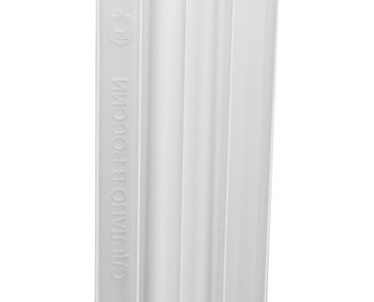 Алюминиевый секционный радиатор Stout Alpha 500 6 секций (белый RAL 9016)