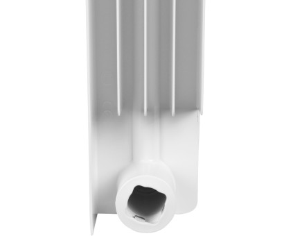Биметаллический секционный радиатор Stout Style 350 10 секций (белый RAL 9010)
