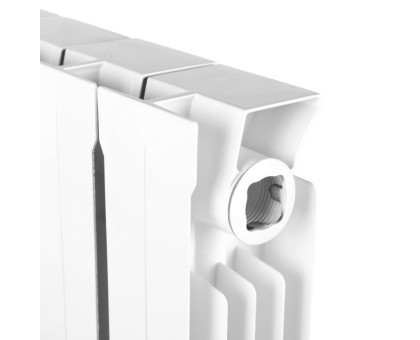 Биметаллический секционный радиатор Stout Style 350 10 секций (белый RAL 9010)
