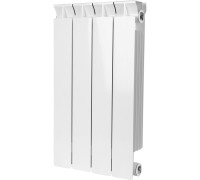 Биметаллический секционный радиатор Stout Style 500 4 секции (белый RAL 9010)
