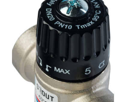 Термостатический смесительный клапан Stout для систем отопления и ГВС 3/4