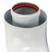 Stout Отвод коаксиальный 90° DN60/100, п/м уплотнения и хомут в комплекте (с логотипом) (SCA-6010-000090)