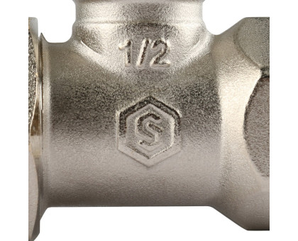 SVRs Клапан Stout ручной терморегулирующий с неподъемным шпинделем, прямой 1/2"