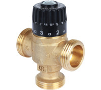 Термостатический смесительный клапан Stout  для систем отопления и ГВС 1"; НР 30-65°С KV 1,8