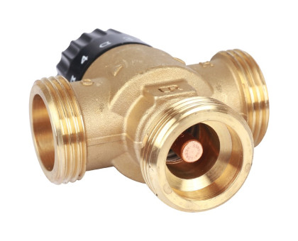 Термостатический смесительный клапан Stout для систем отопления и ГВС 1"; НР 30-65°С KV 2,3