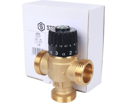 Термостатический смесительный клапан Stout для систем отопления и ГВС 1"; НР 30-65°С KV 2,3 (SVM-0125-236525)