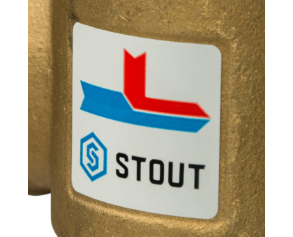 Термостатический смесительный клапан Stout G 1/4 1/4 НР 70°С