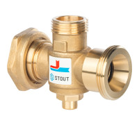 Термостатический смесительный клапан Stout  G 1)41/2M-G 1)41/2F-G 1)4M 60°С