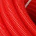 Труба гофрированная ПНД Stout, цвет красный, наружным диаметром 20 мм для труб диаметром 16 мм