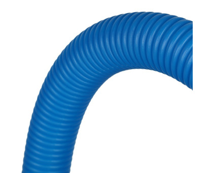 Труба гофрированная ПНД Stout, цвет синий, наружным диаметром 20 мм для труб диаметром 16 мм