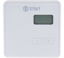 Беспроводной комнатный регулятор Stout R-8b, белый