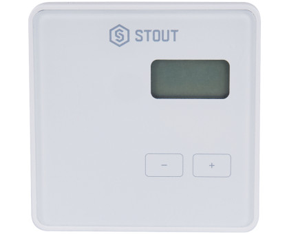Беспроводной комнатный регулятор Stout R-8b, белый