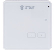 Беспроводной комнатный регулятор Stout R-8z, белый