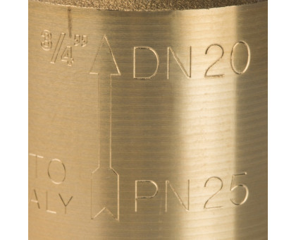 Клапан обратный пружинный муфтовый с металлическим седлом 3/4" Stout (SVC-0001-000020)