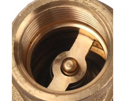 Клапан обратный пружинный муфтовый с металлическим седлом 3/4" Stout