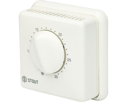 Комнатный проводной термостат Stout TI-N с переключателем зима-лето и светодиодом (STE-0001-000001)