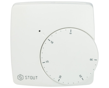 Проводной электронный термостат Stout WFHT-BASIC со светодиодом (STE-0002-000003)
