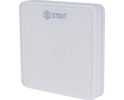 Проводной комнатный датчик Stout C-7p, белый (STE-0101-007001)