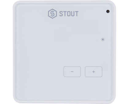 Проводной комнатный регулятор Stout R-9z, белый (STE-0101-009003)