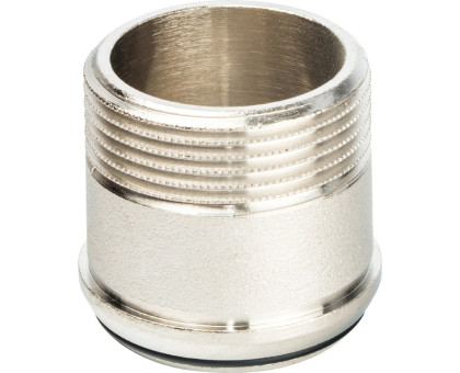 Разъемное соединение Stout "американка" ВН никелированное, уплотнение под гайкой o-ring кольцо 1"1/4"