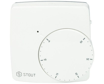 Термостат комнатный электронный Stout WFHT-DUAL включ. дистанционный датчик «в пол» L=3 м (STE-0002-000010)