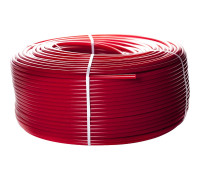 Труба из сшитого полиэтилена с кислородным слоем PEX-a Stout 16х2,0 (бухта 100 метров), красная
