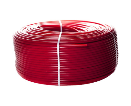 Труба из сшитого полиэтилена с кислородным слоем PEX-a Stout 16х2,0 (бухта 100 метров), красная