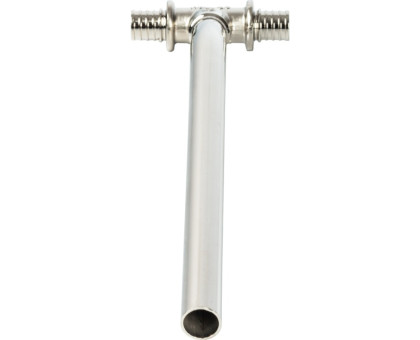 Трубка Stout для подключения радиатора, Т-образная 16/250 для труб из сшитого полиэтилена аксиальный