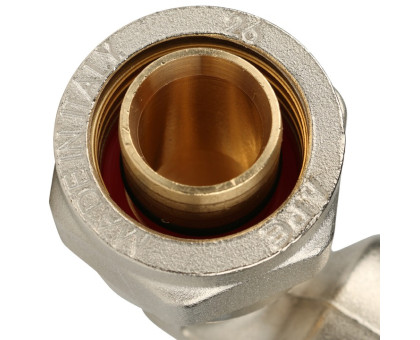 Угольник-переходник Stout с внутренней резьбой 1"x26 для металлопластиковых труб, винтовой